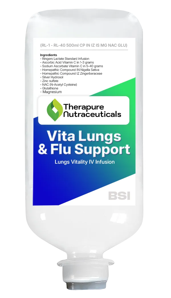Vita Lungs & Flu Support IV Infusion